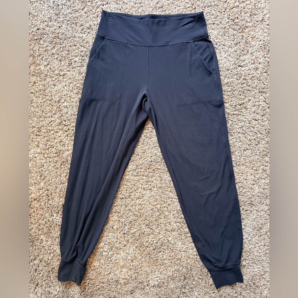 Lululemon Black Jogger Pants with Ankle Cuffs
